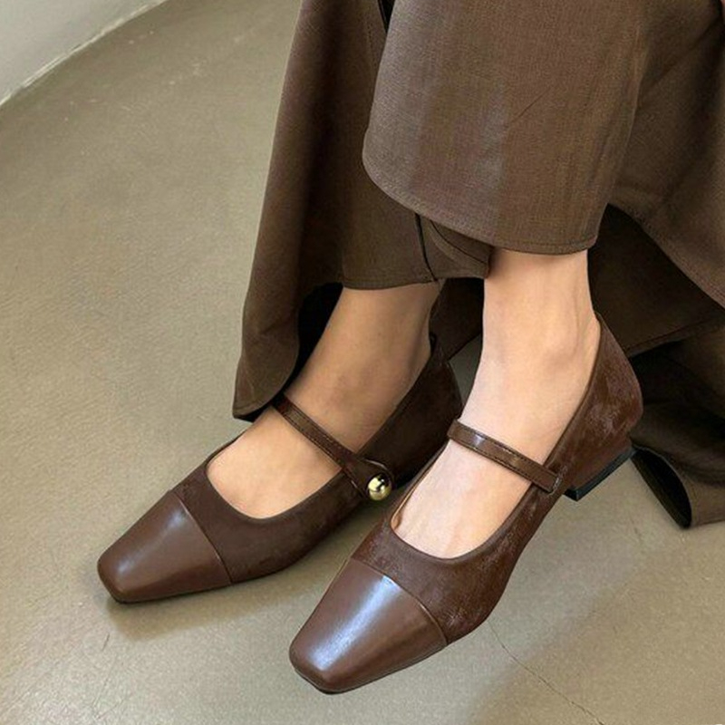 Sandals - أحذية ماري جين نسائية أنيقة بكعب