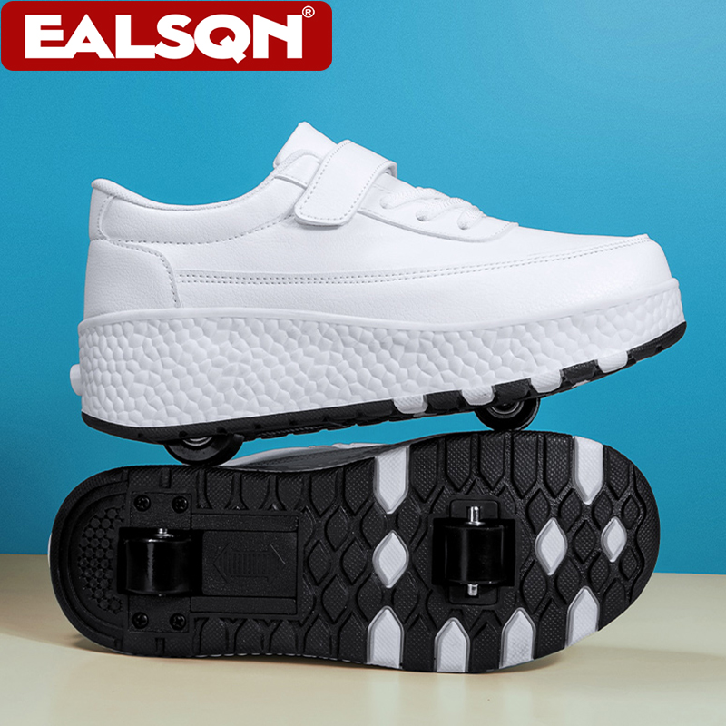 Sneakers - أحذية تزلج للأطفال بعجلات مزدوجة للبنين