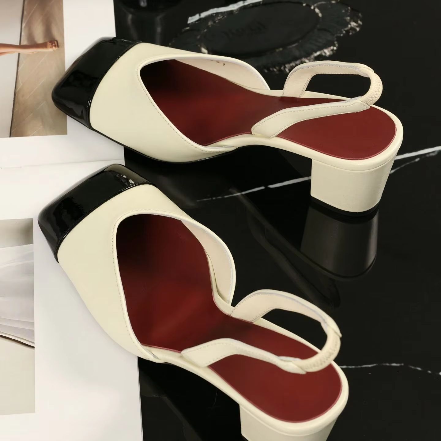 أحذية نسائية بكعب عالٍ مفتوحة  - مراجعة Sandals وسعره