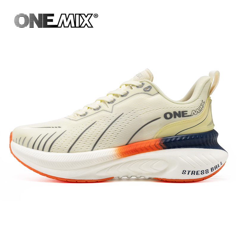 ONEMIX أحذية الجري البيضاء للط - مراجعة Reflective Night Running Shoes وسعره