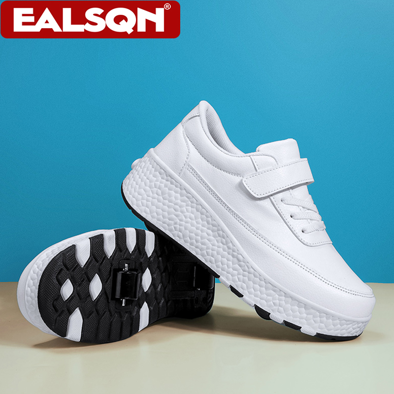 أحذية تزلج للأطفال بعجلات مزدو - مراجعة Sneakers وسعره