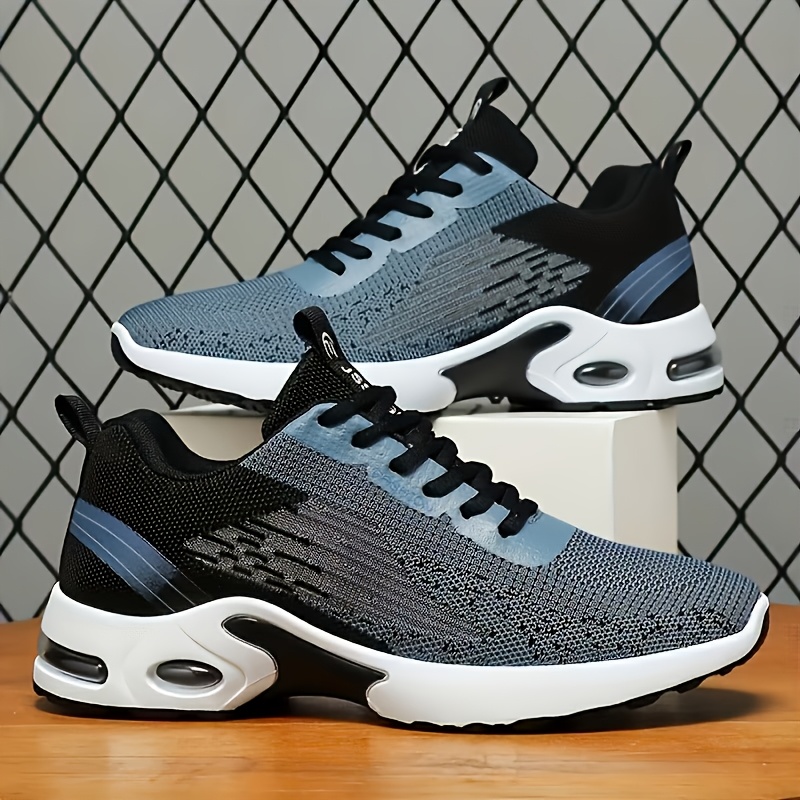 أحذية جري رجالية شبكية منسوجة  - مراجعة Shock Absorbing Gym Trainers وسعره