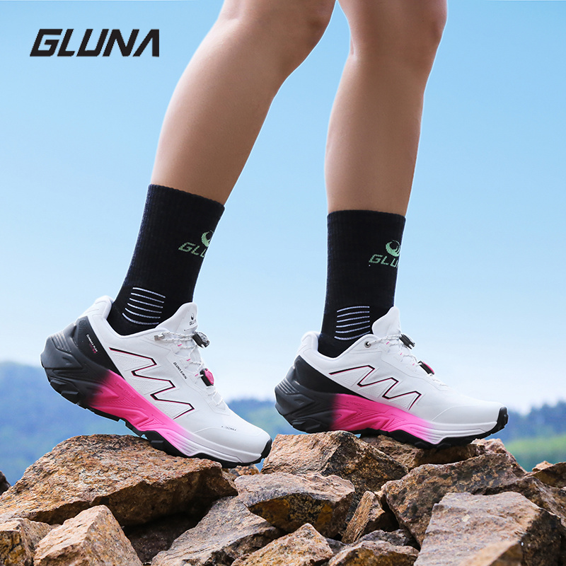 أحذية جري خارجية GLUNA Kirin 5 - مراجعة Anti Slip Trail Running Sneakers وسعره