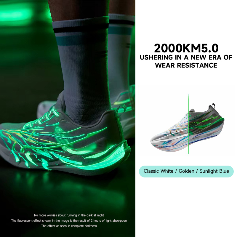 أحذية ركض XTEP 2000km 5.0 بألو - مراجعة Reflective Night Running Shoes وسعره