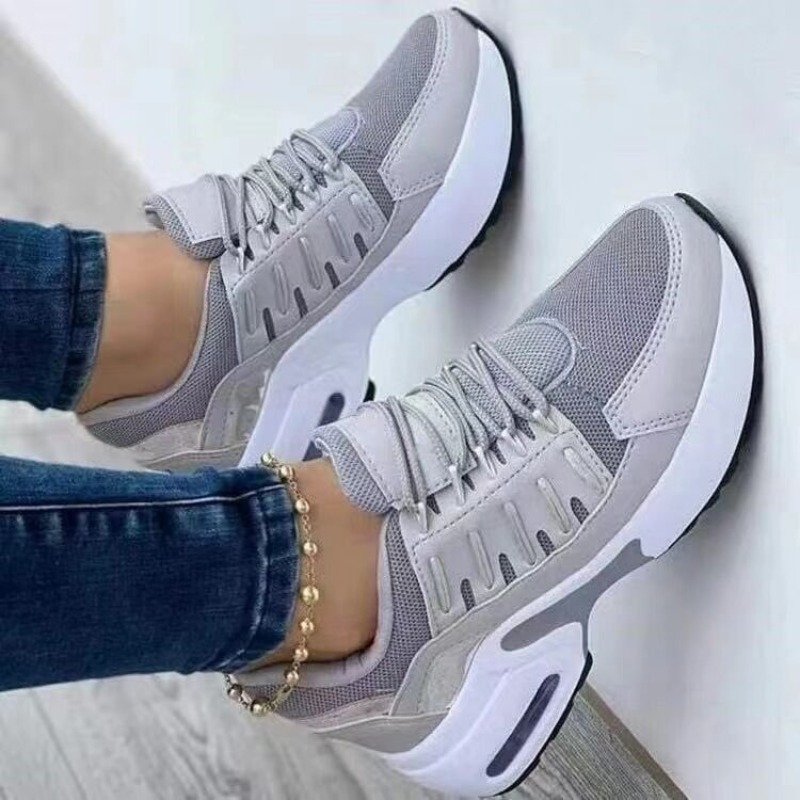 حذاء رياضي نسائي أنيق ذو نعل س - مراجعة Breathable Mesh Athletic Shoes وسعره